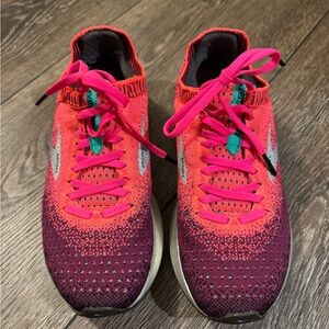 Nike Pink and Purple Running Shoes